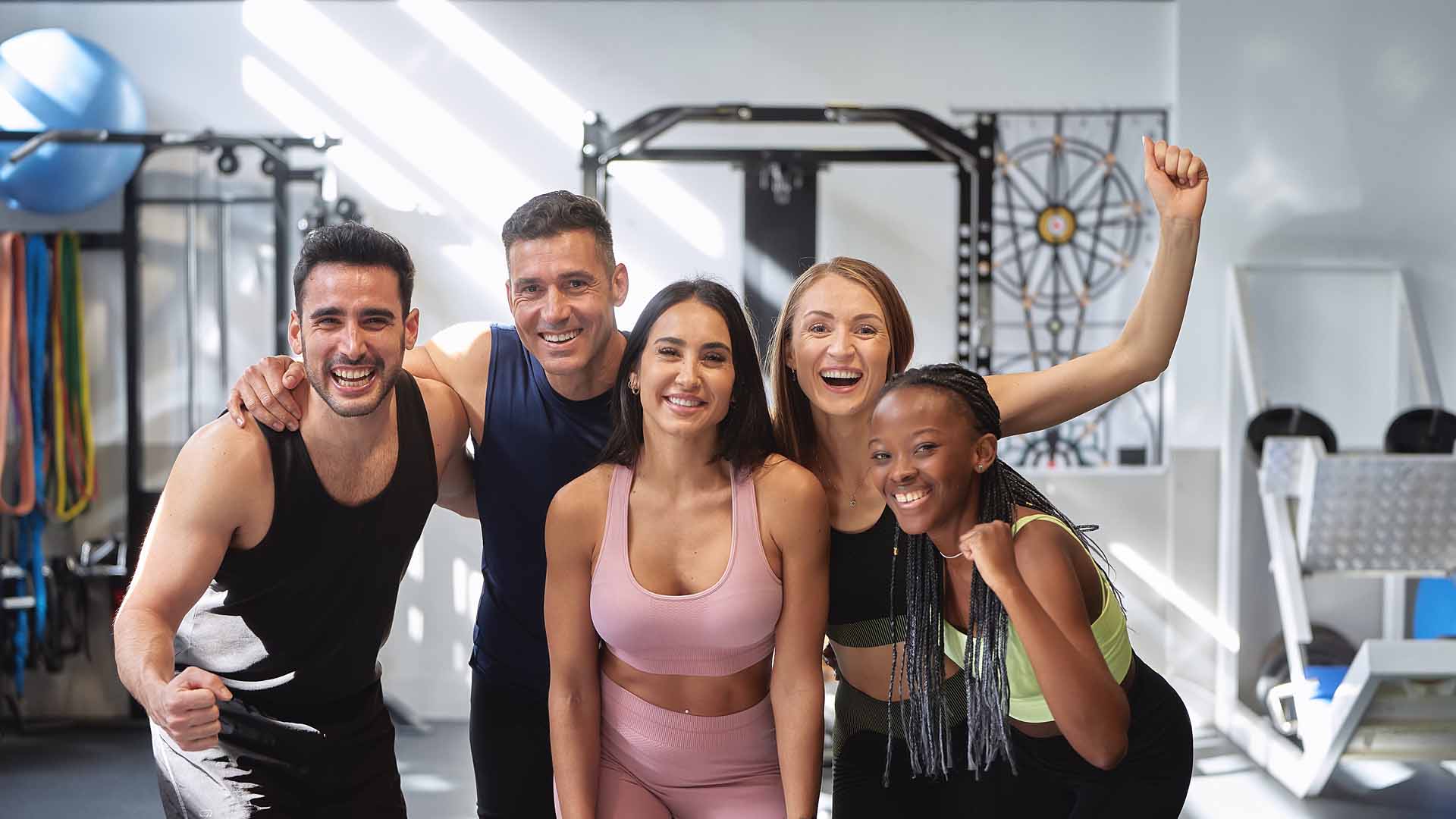 image of a group at the gym
