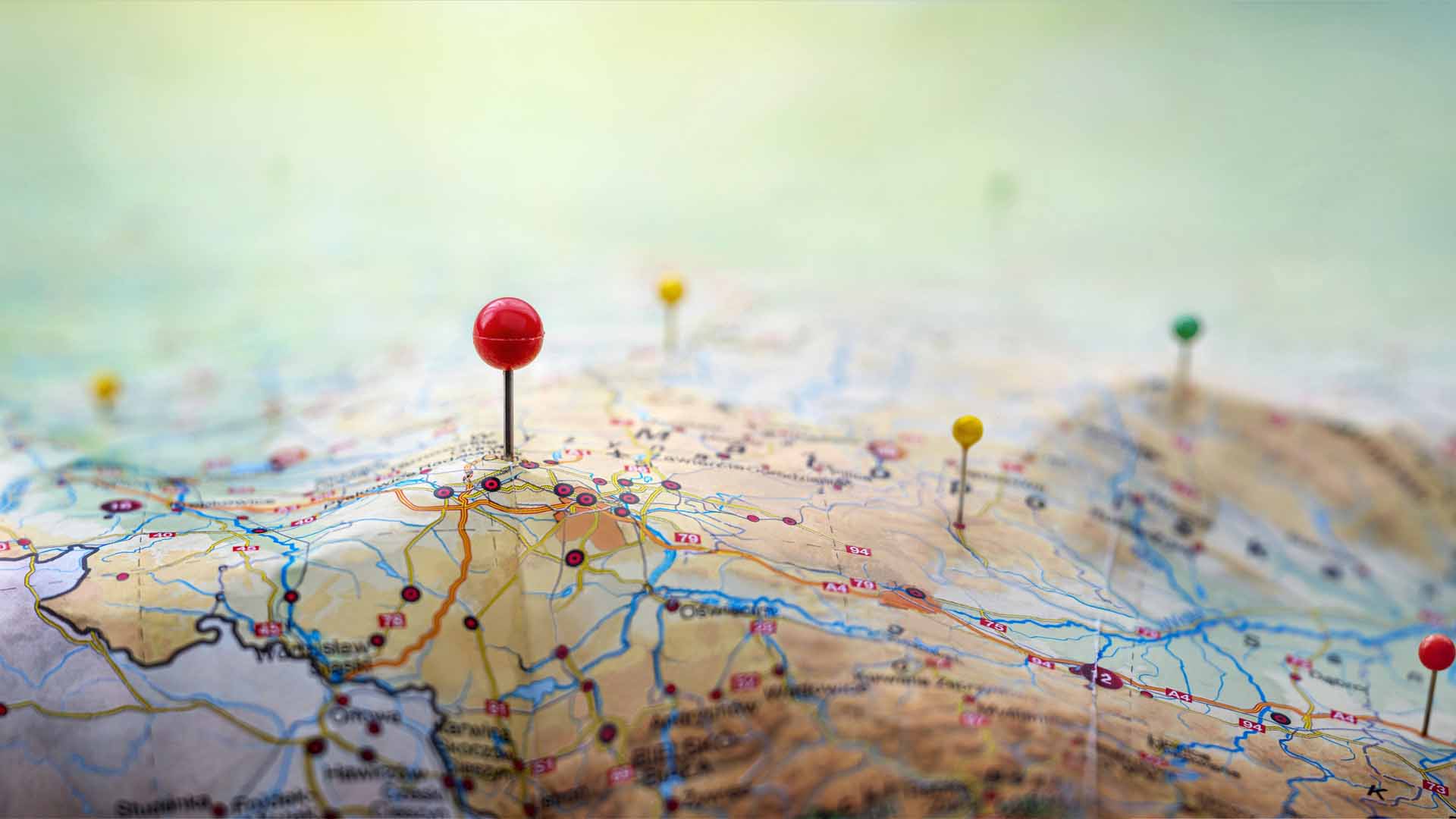 an illustration of a stylized map