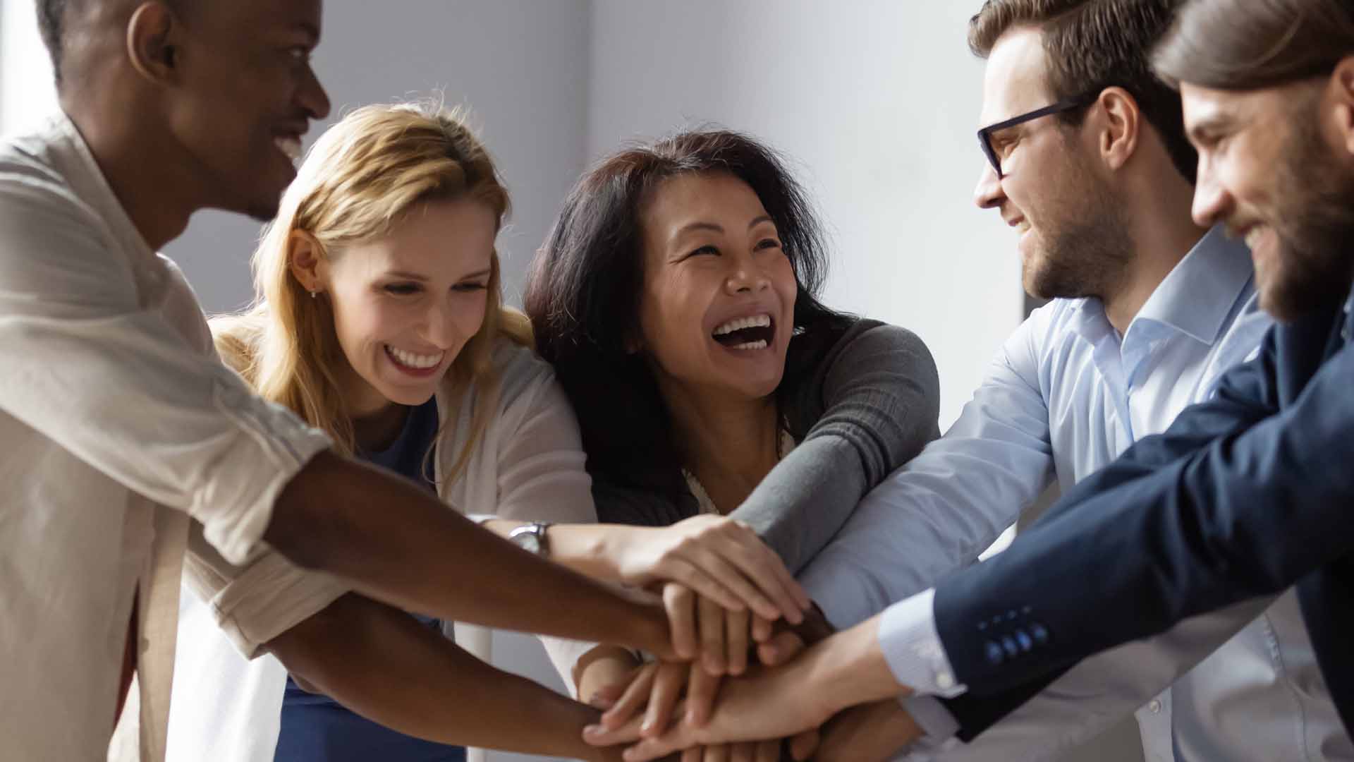 image of a group forming a bond